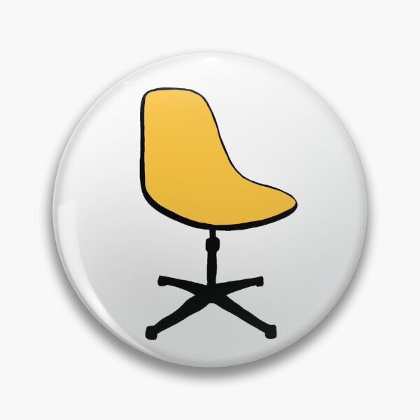 Item preview, Yellow Retro Swivel Office Chair  designed and sold by CreepingWillow.