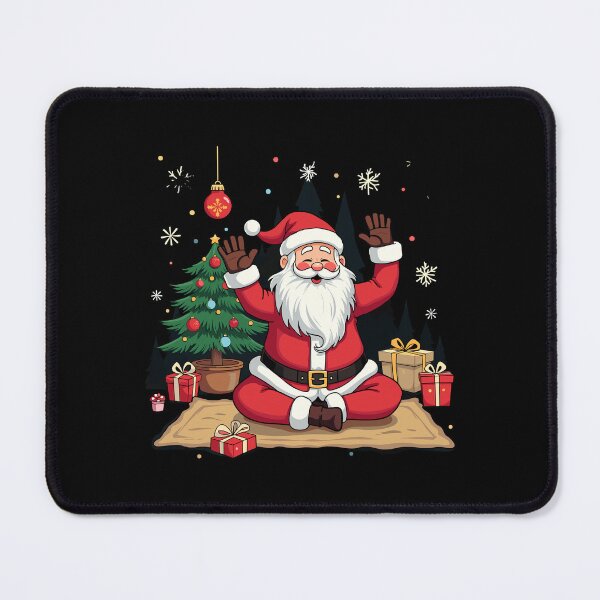 Item preview, Joyful Santa Claus Celebrating Christmas Festivities designed and sold by InsanseCreation.