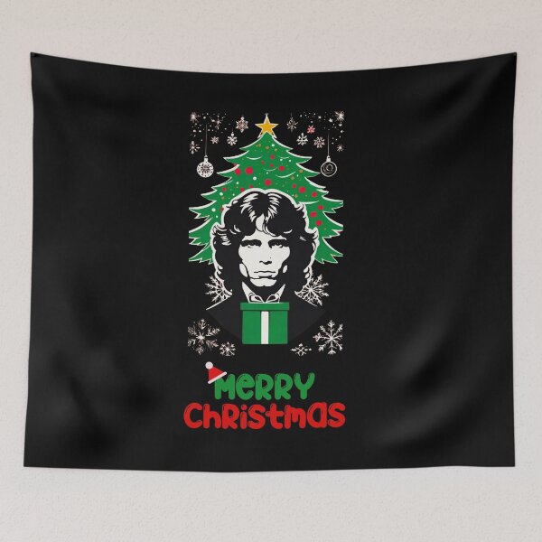 Artikelvorschau, Jim Morrison – The Doors | Fröhliche Weihnachten | Der amerikanische Dichter entworfen und verkauft von TheAmericanPoet.