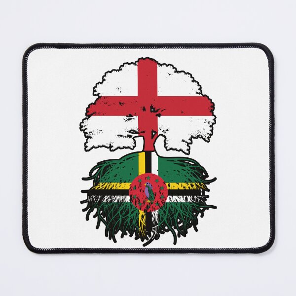 Item preview, Dominica Dominican English England Tree Roots Flag designed and sold by FlagX.