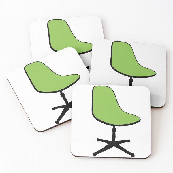 Item preview, Lime Green Retro Swivel Office Chair  designed and sold by CreepingWillow.
