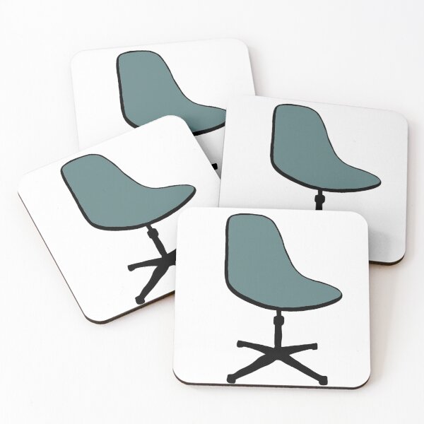 Item preview, Teal Retro Swivel Office Chair  designed and sold by CreepingWillow.