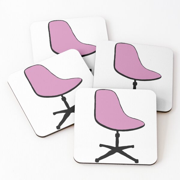 Item preview, Pink Retro Swivel Office Chair  designed and sold by CreepingWillow.