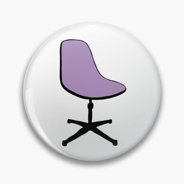 Item preview, Purple Retro Swivel Office Chair  designed and sold by CreepingWillow.