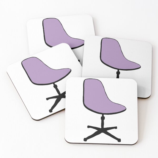 Item preview, Purple Retro Swivel Office Chair  designed and sold by CreepingWillow.