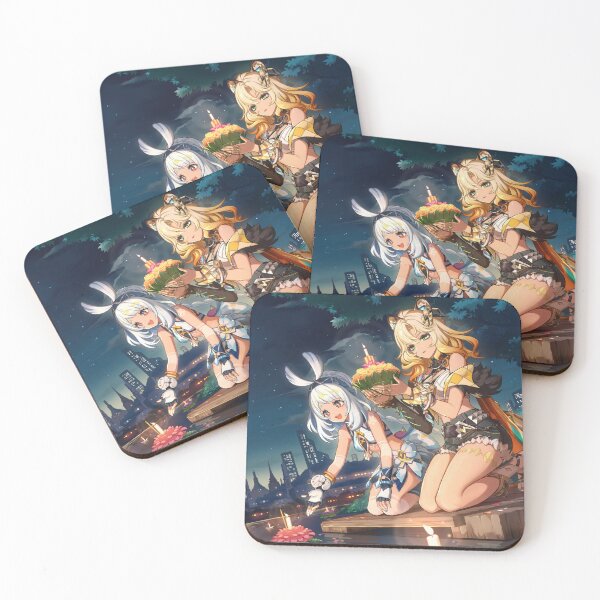 Item preview, Xilonen & Mualani Genshin Impact, Loy Krathong Artwork designed and sold by Astral Drop.