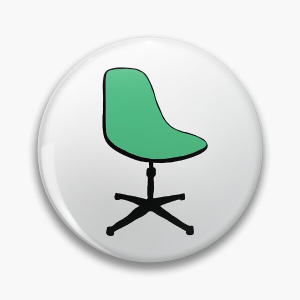 Item preview, Aqua Green Retro Swivel Office Chair  designed and sold by CreepingWillow.