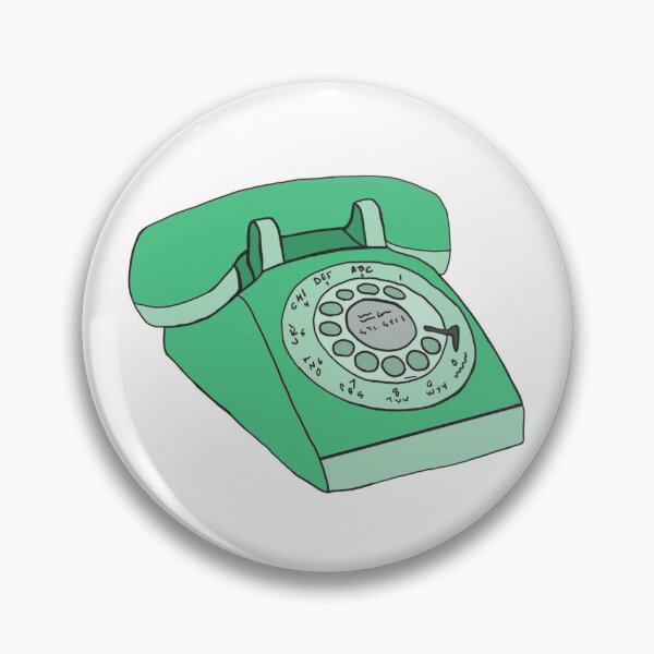 Item preview, Green Retro Rotary Phone designed and sold by CreepingWillow.