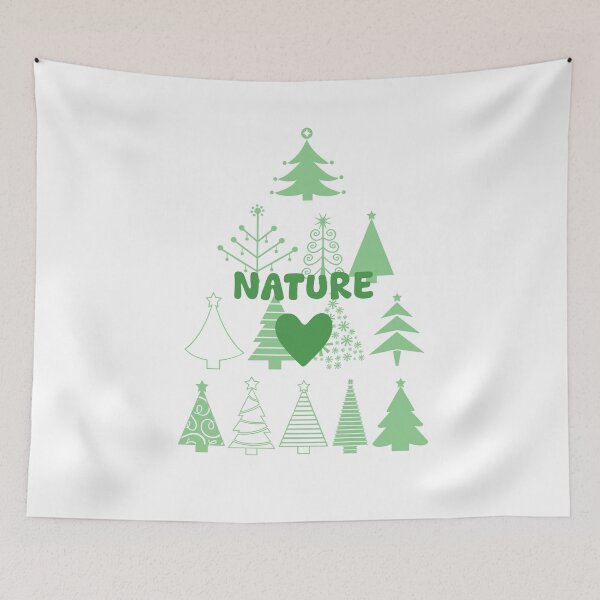 Item preview, NATURE LOVE ON CHRISTMAS, Unique designed and sold by villacreativa.