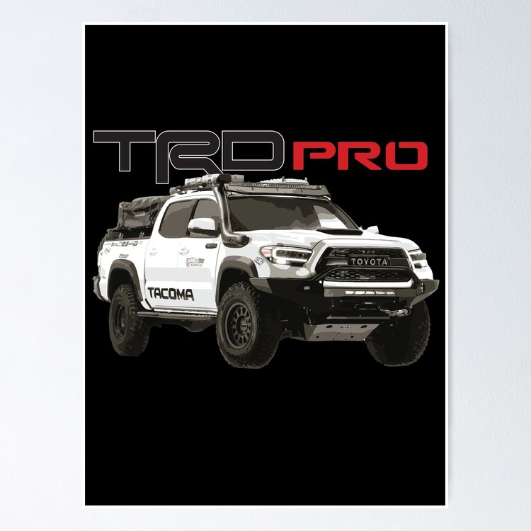 tacoma trd pro overland 4x4 off-rod jdm rig truck desert heavy-duty terrain  Sticker