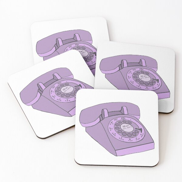 Item preview, Purple Retro Rotary Phone designed and sold by CreepingWillow.
