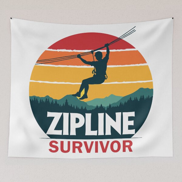 Item preview, Zipline Survivor  designed and sold by ArtByMouad.