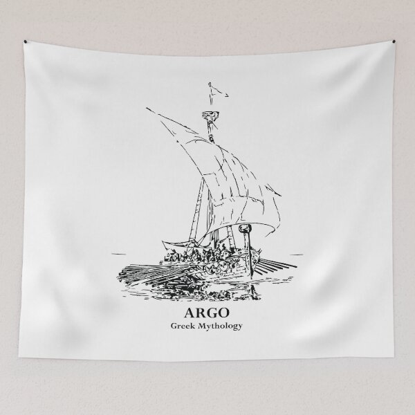 Item preview, Argo Greek Mythology Ship designed and sold by Lakeric Cityscapes.
