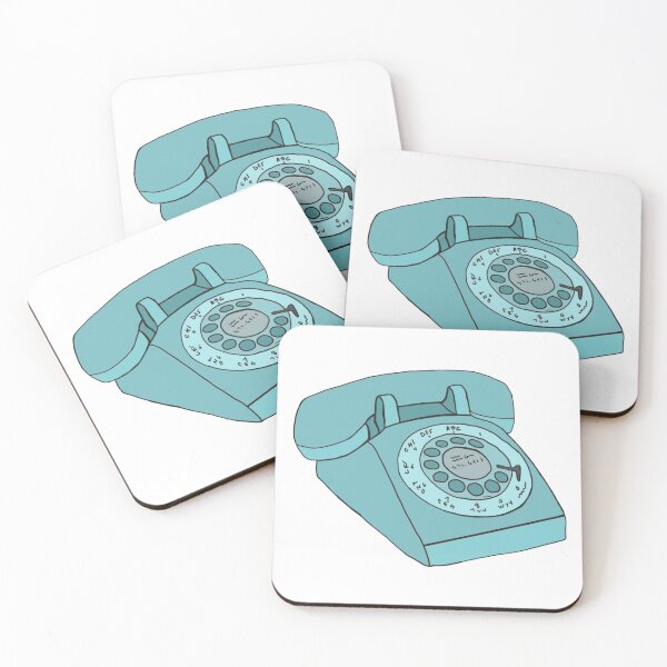 Item preview, Blue Retro Rotary Phone designed and sold by CreepingWillow.