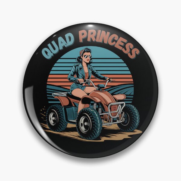 Item preview, Quad Princess - The perfect gift for adventurous women who love quads and off-road thrills! designed and sold by ZyziowskyArt.