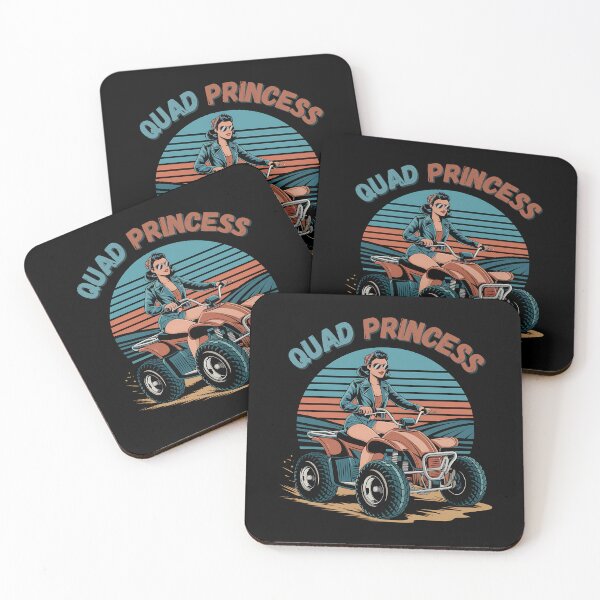 Item preview, Quad Princess - The perfect gift for adventurous women who love quads and off-road thrills! designed and sold by ZyziowskyArt.