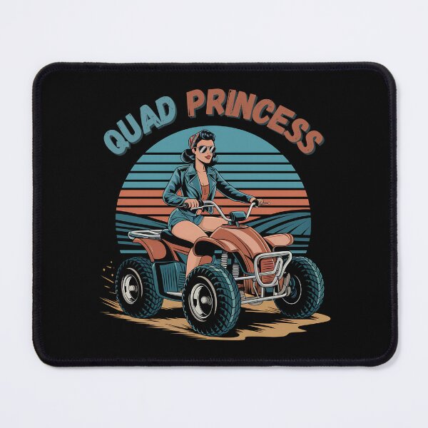Item preview, Quad Princess - The perfect gift for adventurous women who love quads and off-road thrills! designed and sold by ZyziowskyArt.