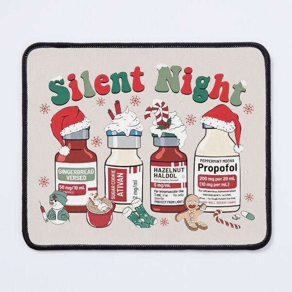 Item preview, Silent Night Christmas, Christmas Nurse Shirt, Medical Christmas, ICU Nurse Christmas Tee, Nurse Holiday designed and sold by TiaraHans.