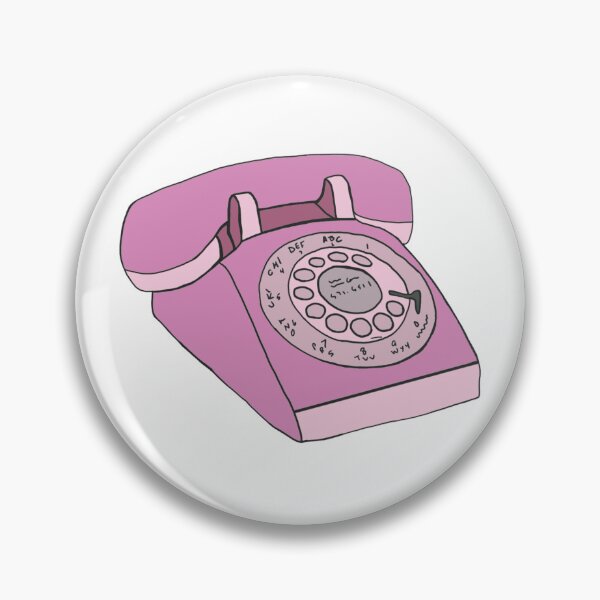 Item preview, Pink Retro Rotary Phone designed and sold by CreepingWillow.