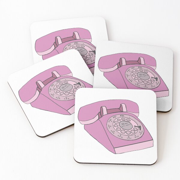 Item preview, Pink Retro Rotary Phone designed and sold by CreepingWillow.