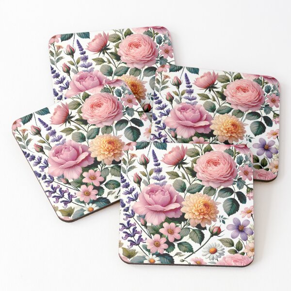 Item preview,  A vibrant, seamless floral pattern with a variety of flowers   designed and sold by S4Graphics.