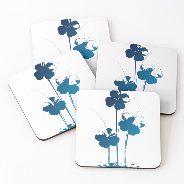 Item preview, Blossoming Elegance in Blue designed and sold by PURNOMATRA.