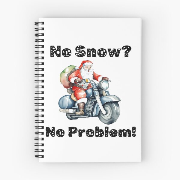 Item preview, Biking Santa - No Snow No Problem designed and sold by ColorfulVertigo.