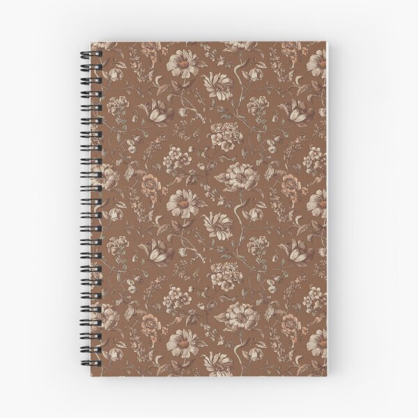 Item preview, Retro Floral Pattern in Brown designed and sold by SamJanner.
