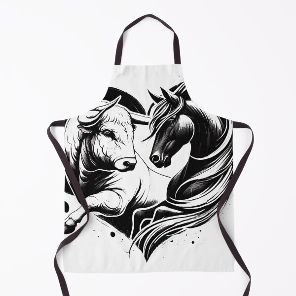 Item preview, bull heart and horse Camargue spirit designed and sold by jeanlouis11430.