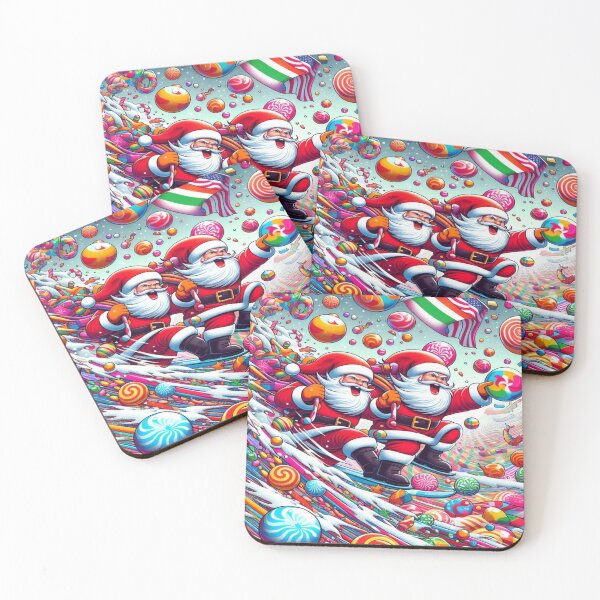Item preview, Santa’s Flying Parade of Joy – Perfect Holiday Gift,Cadeau de vacances, Regalo de vacaciones, Festtagsgeschenk designed and sold by Imaginarium of Chaos falcon88 .