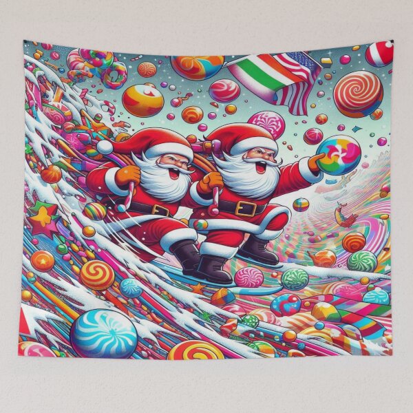 Item preview, Santa’s Flying Parade of Joy – Perfect Holiday Gift,Cadeau de vacances, Regalo de vacaciones, Festtagsgeschenk designed and sold by Imaginarium of Chaos falcon88 .