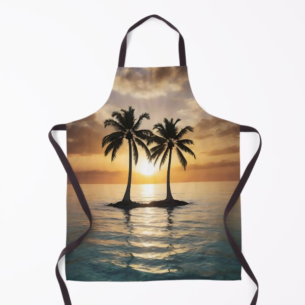 Item preview, two palm trees in the sea designed and sold by AA-designstore.