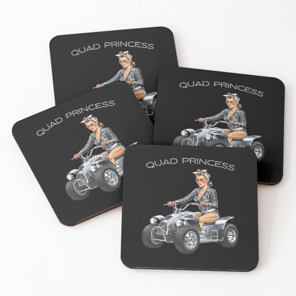 Item preview, Quad Princess - The perfect gift for adventurous women who love quads and off-road thrills! designed and sold by ZyziowskyArt.