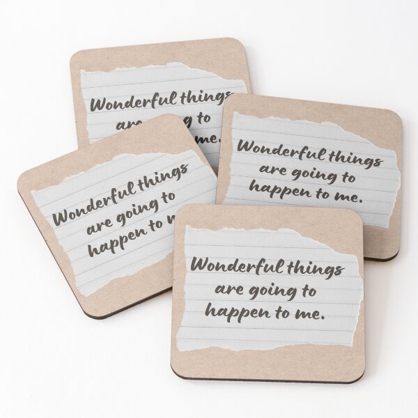 Item preview, Wonderful things are going to happen to me. designed and sold by Univers Gifts.