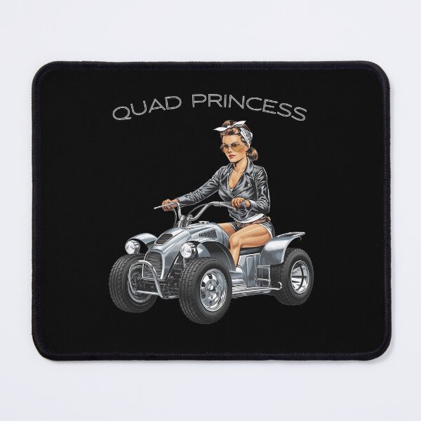 Item preview, Quad Princess - The perfect gift for adventurous women who love quads and off-road thrills! designed and sold by ZyziowskyArt.