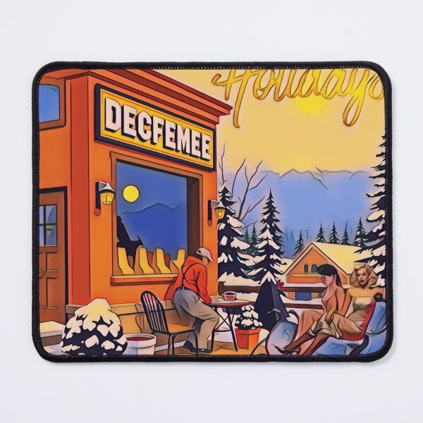 Item preview, Holiday Coffee Shop Art AmberLand designed and sold by AJT7rb.