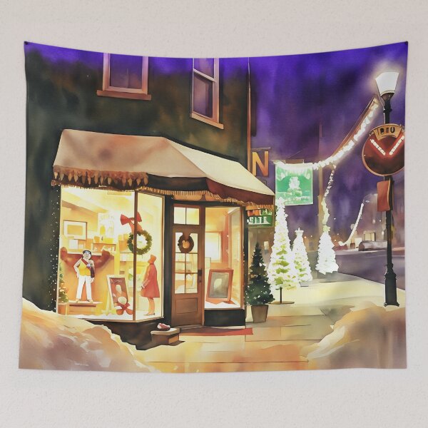 Item preview, A Night on Main Street designed and sold by RCWatercolours.