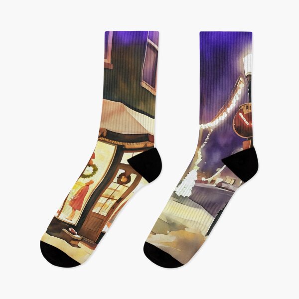 Item preview, A Night on Main Street designed and sold by RCWatercolours.