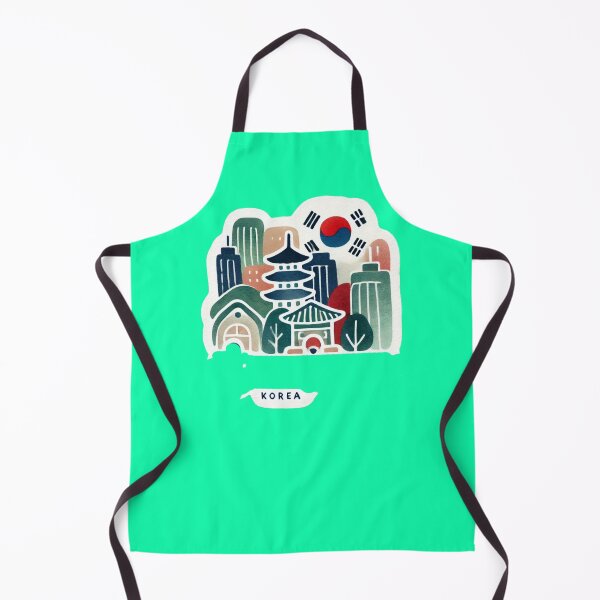Item preview, Delicate Minimalist Daejeon Skyline Sticker, designed and sold by PaintMeWorld.