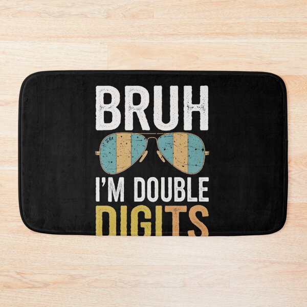 Item preview, Bruh I'm Double Digits 10th Birthday Retro for Preteen Kids designed and sold by Hananiah Merch.