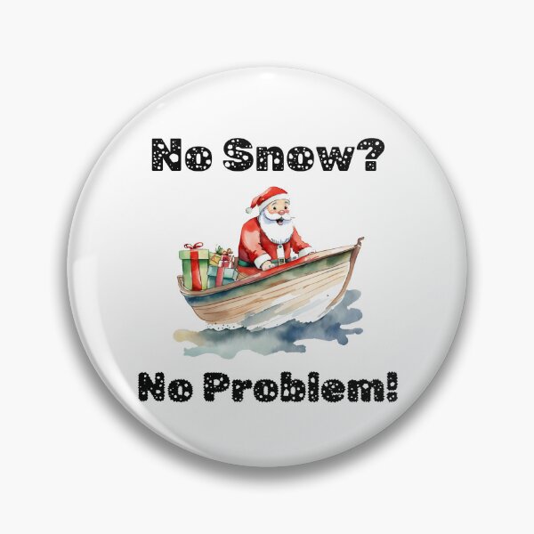 Item preview, Boating Santa - No Snow No Problem designed and sold by ColorfulVertigo.