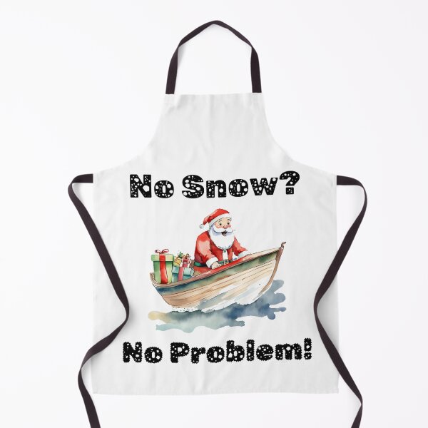 Item preview, Boating Santa - No Snow No Problem designed and sold by ColorfulVertigo.
