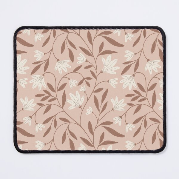 Item preview, Trailing floral delicate vintage blooms - Mocha mousse designed and sold by Illustrated by Nat.