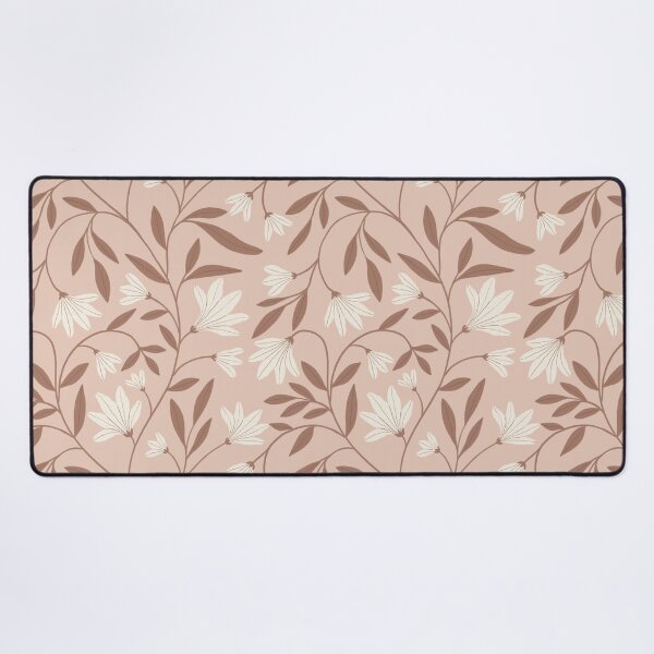 Item preview, Trailing floral delicate vintage blooms - Mocha mousse designed and sold by Illustrated by Nat.