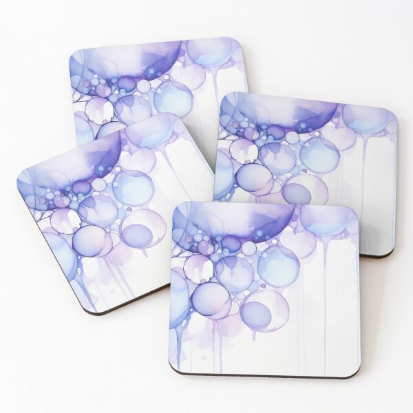 Item preview, Lavender Bubble Drizzle Watercolor Texture designed and sold by anytka.
