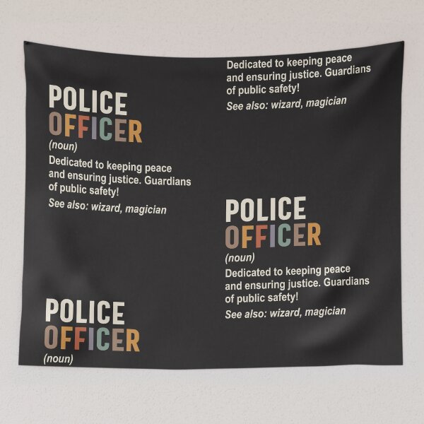 Item preview, Police Officer - Guardians of Peace and Justice designed and sold by cidolopez.
