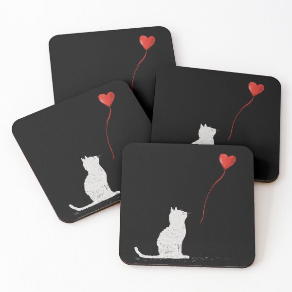 Item preview, The cat and the balloon designed and sold by kharma zero.