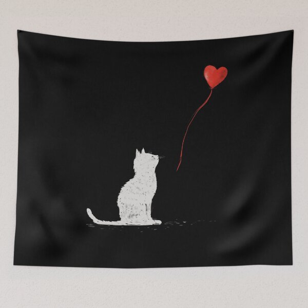 Item preview, The cat and the balloon designed and sold by kharma zero.