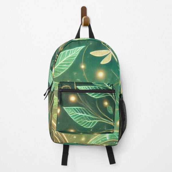 Item preview, Enchanted Forest Whispers: Luminous Leaves and Dragonflies in a Starry Realm designed and sold by TeslaSt0re.
