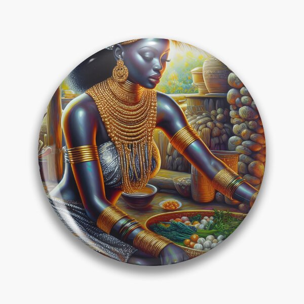 Item preview, An princess in an African kitchen  designed and sold by Mchimeziri.